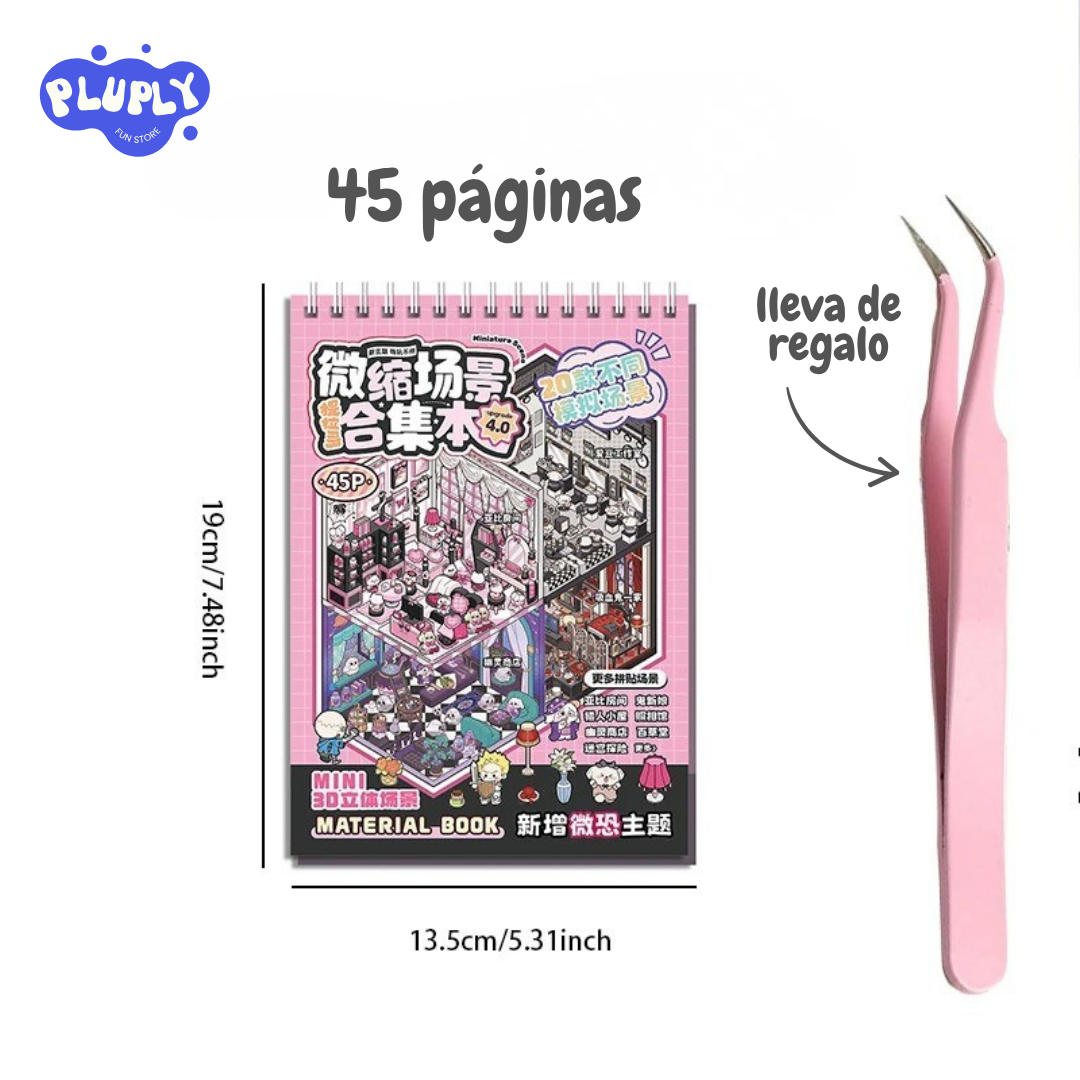 StickerWorld™ – Libro de stickers para crear historias