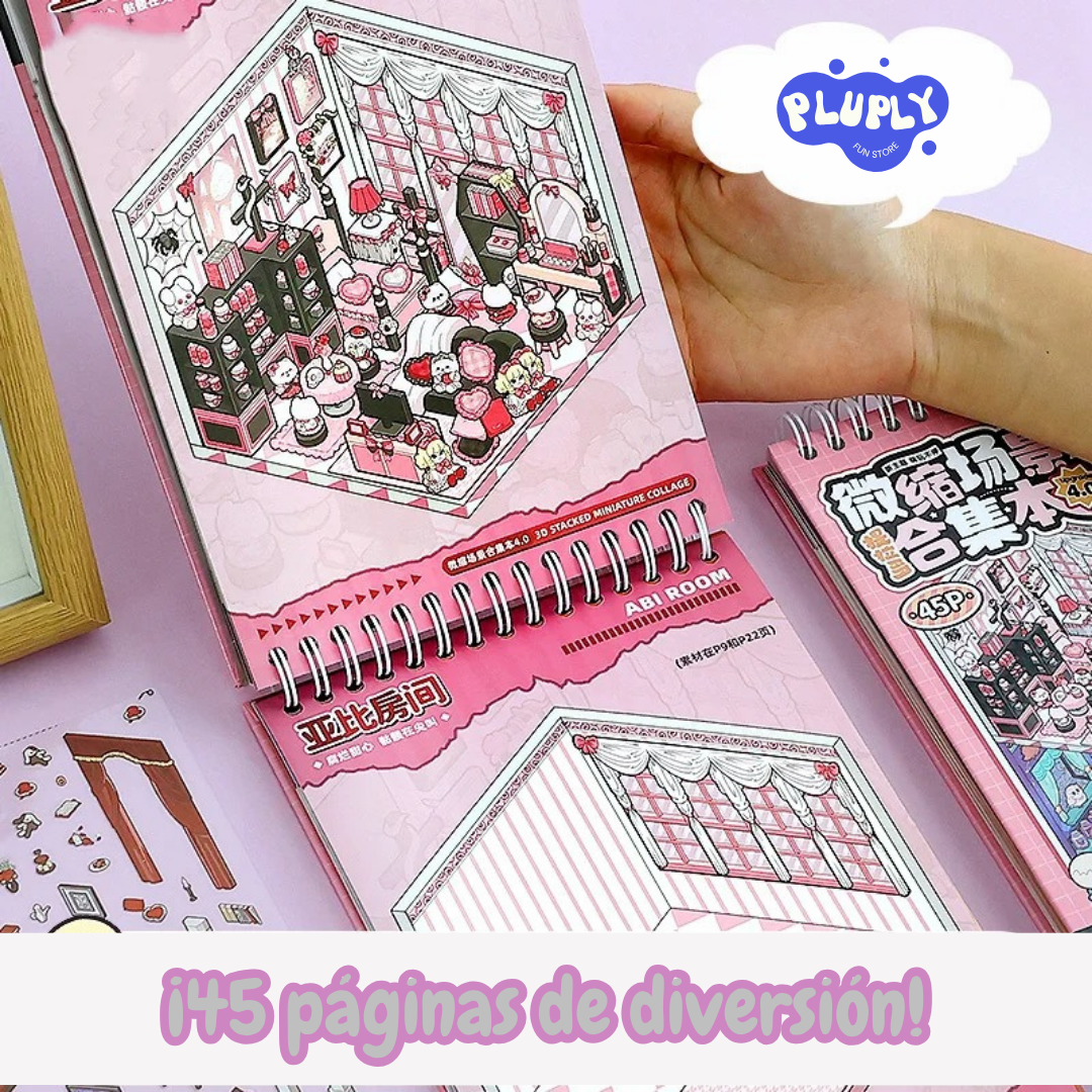 StickerWorld™ – Libro de stickers para crear historias