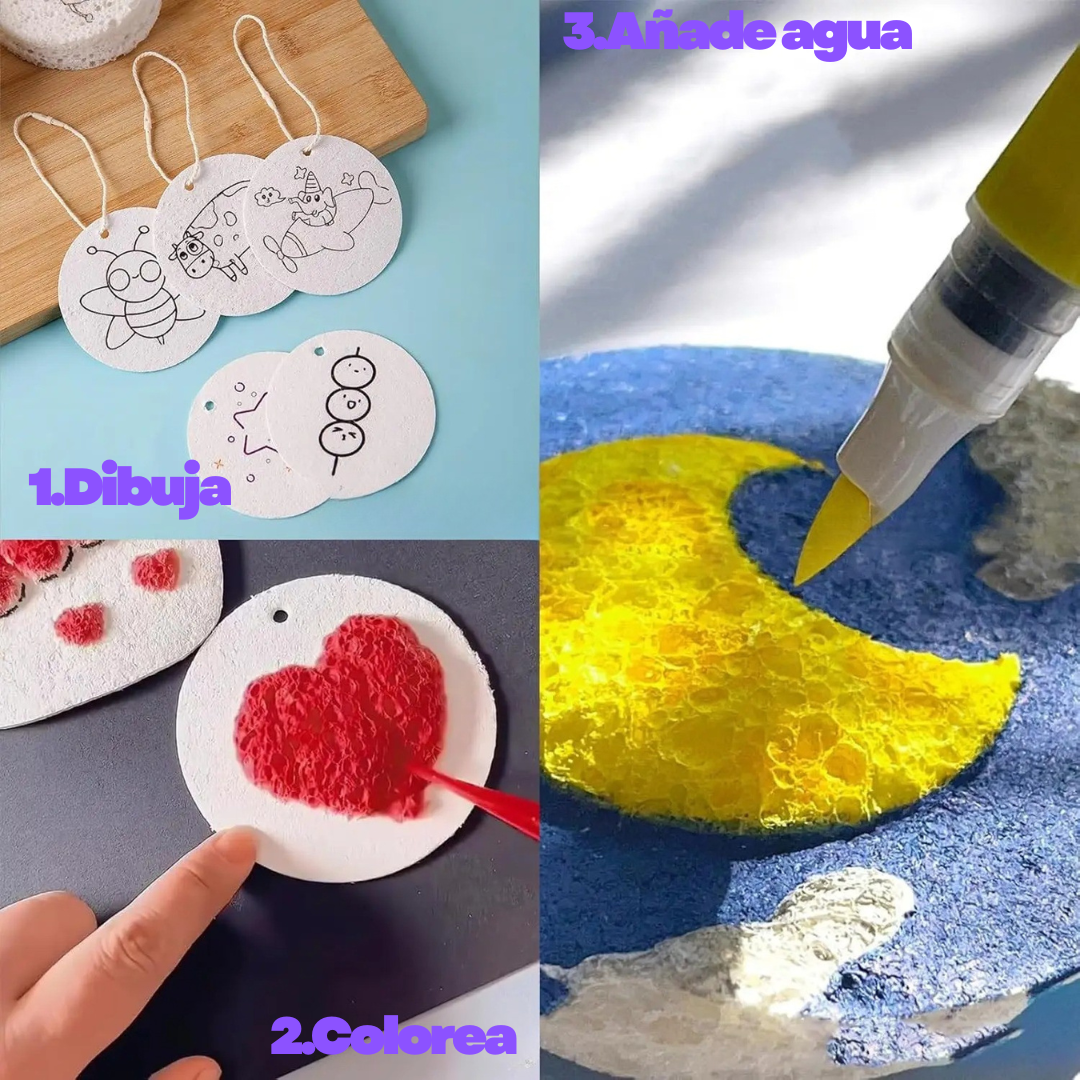 MagicPrint™ – Esponja 3D que da vida a tus dibujos